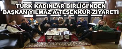 TRK KADINLAR BRL'NDEN BAKAN YILMAZ'A TEEKKR ZYARET