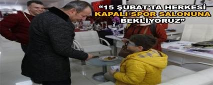 15 UBAT\'TA HERKES KAPALI SPOR SALONUNA BEKLYORUZ