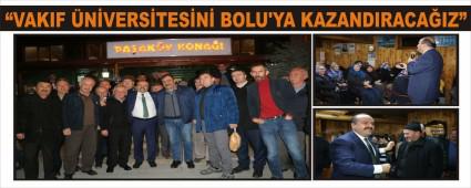 VAKIF NVERSTESN BOLU'YA KAZANDIRACAIZ