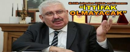 Kritik isimden ittifak aklamas: