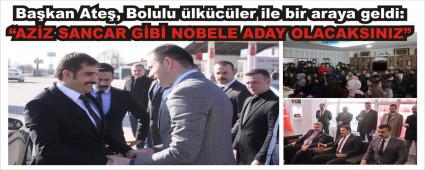 Bakan Ate, Bolulu lkcler ile bir araya geldi