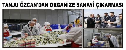 TANJU ZCAN'DAN ORGANZE SANAY IKARMASI