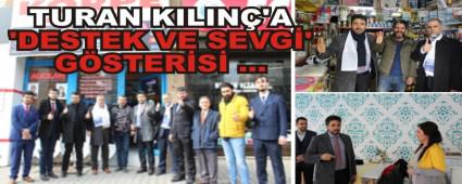 TURAN KILIN'A  DESTEK  VE  SEVG' GSTERS  