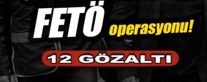 FET OPERASYONU: 12 GZALTI