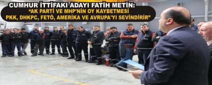  AK PART VE MHP\'NN OY KAYBETMES PKK, DHKPC, FET, AMERKA VE AVRUPA\'YI SEVNDRR