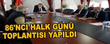    86\'NCI HALK GN TOPLANTISI YAPILDI