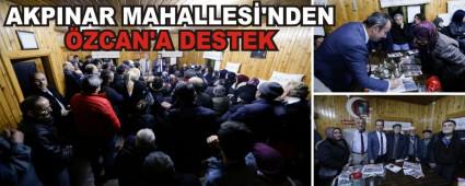 AKPINAR MAHALLES\'NDEN ZCAN\'A DESTEK