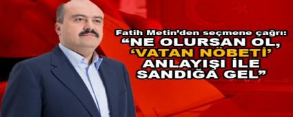 Fatih Metin\'den semene ar: