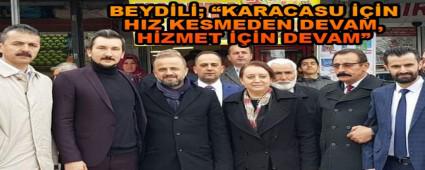 BEYDL; KARACASU N HIZ KESMEDEN DEVAM, HZMET N DEVAM