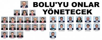 BOLU\'YU ONLAR YNETECEK
