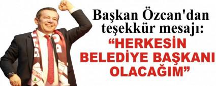 Bakan zcan\'dan teekkr mesaj