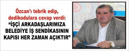 zcan\' tebrik edip, dedikodulara cevap verdi