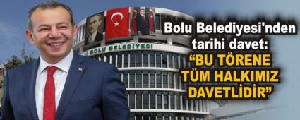 Bolu Belediyesi\'nden tarihi davet
