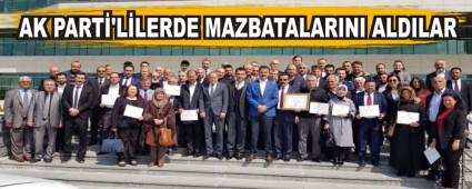 AK PART\'LLERDE MAZBATALARINI ALDILAR