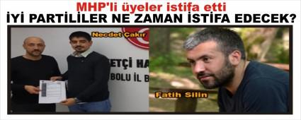 MHP\'li yeler istifa etti