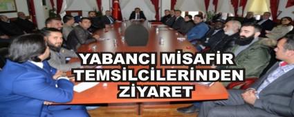 YABANCI MSAFR TEMSLCLERNDEN ZYARET