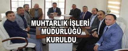 MUHTARLIK LER MDRL KURULDU