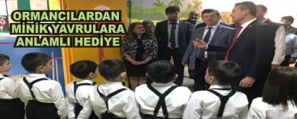 ORMANCILARDAN MNK YAVRULARA ANLAMLI HEDYE