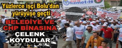 Yzlerce ii Bolu\'dan yrye geti