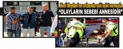 Kent Meydan\'nn ortasnda eski eini vurmutu