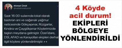 4 Kyde acil durum!