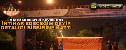 Kz arkadayla kavga etti