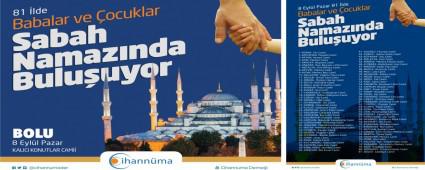 BABALAR VE OCUKLAR SABAH NAMAZINDA BULUUYOR