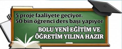 BOLU YEN ETM VE RETM YILINA HAZIR