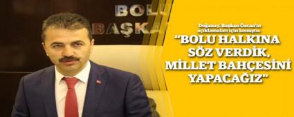 Doanay, Bakan zcan\'n aklamalar iin konutu: