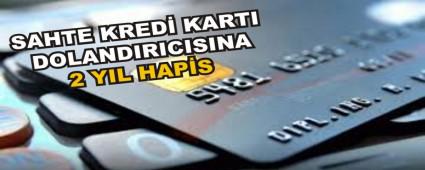 SAHTE KRED KARTI DOLANDIRICISINA 2 YIL HAPS