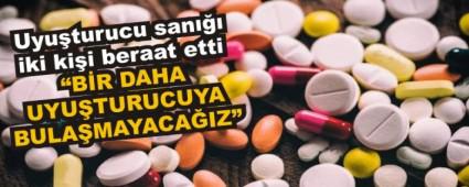 Uyuturucu san iki kii beraat etti