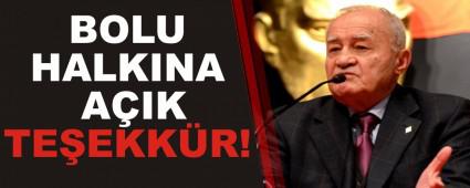 BOLU HALKINA AIK TEEKKR!