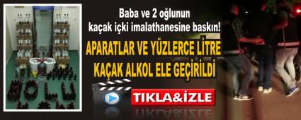 Baba ve 2 olunun kaak iki imalathanesine baskn!