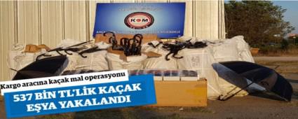 Kargo aracna kaak mal operasyonu