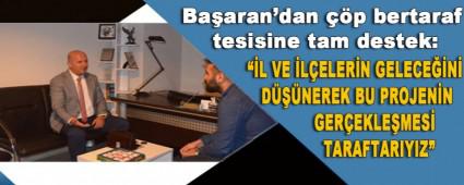 Baaran\'dan p bertaraf tesisine tam destek:
