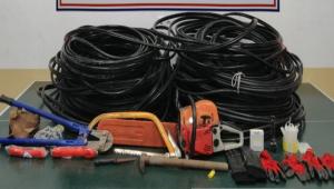 KABLO HIRSIZLARI SUST YAKALANDI