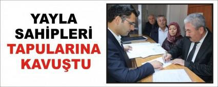 YAYLA SAHPLER TAPULARINA KAVUTU