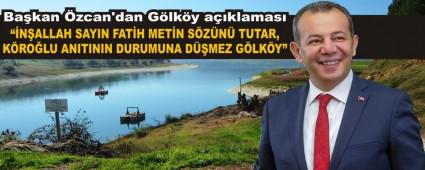 Bakan zcan\'dan Glky aklamas