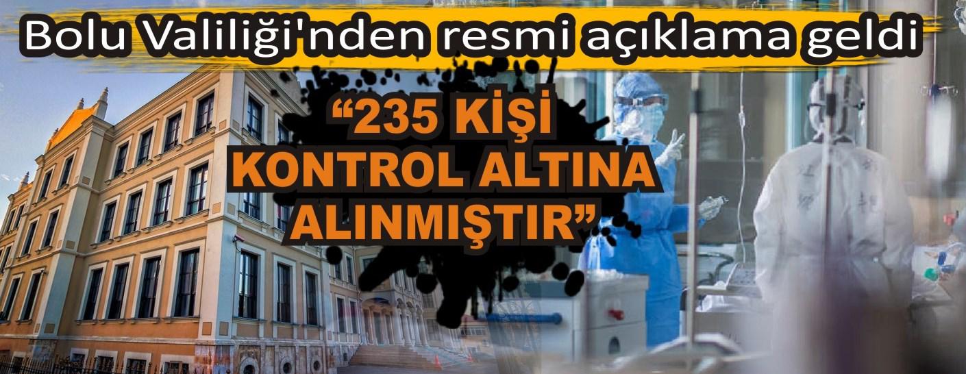 Bolu Valilii\'nden resmi aklama geldi