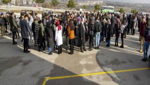 BAB Salk Bilimleri Fakltesinde Deprem Tatbikat