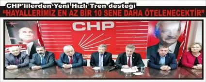 CHP\'lilerden Yeni Hzl Tren destei