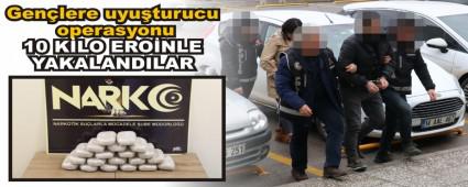 Genlere uyuturucu operasyonu