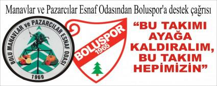 Manavlar ve Pazarclar Esnaf Odasndan Boluspor\'a destek ars