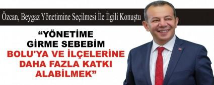 zcan, Beygaz Ynetimine Seilmesi le lgili Konutu