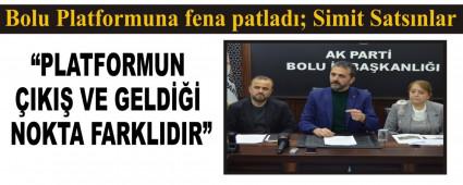 Bolu Platformuna fena patlad; Simit Satsnlar