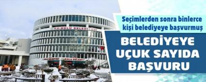 Seimlerden sonra binlerce kii belediyeye bavurmu