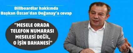 Billboardlar hakknda Bakan zcan\'dan Doanay\'a cevap