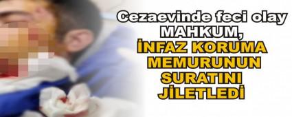 Cezaevinde feci olay