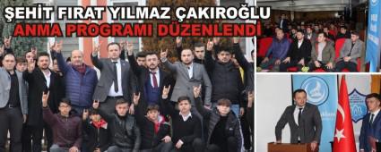 EHT FIRAT YILMAZ AKIROLU ANMA PROGRAMI DZENLEND