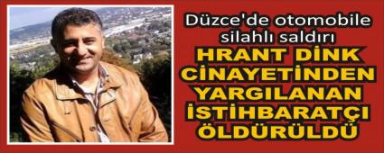 Dzce\'de otomobile silahl saldr